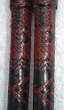 3.5 ft, 8 plait x 24 plait half plait handles with initials and year braided in C